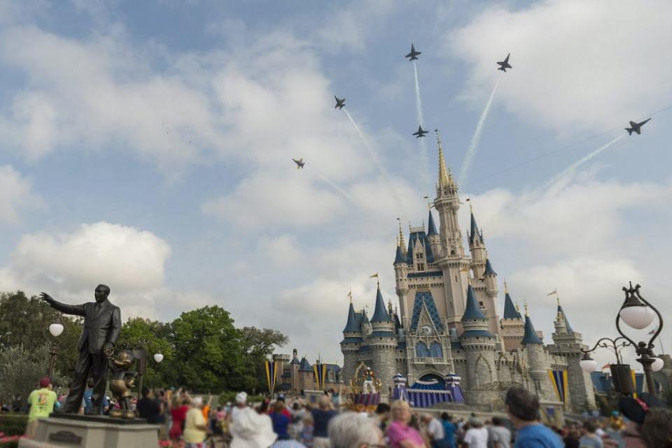 A 2015 photo of the Cinderella Castle <br> Credit: Getty Images