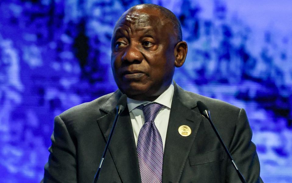 Cyril Ramaphosa - AHMAD GHARABLI/AFP/Getty Images 