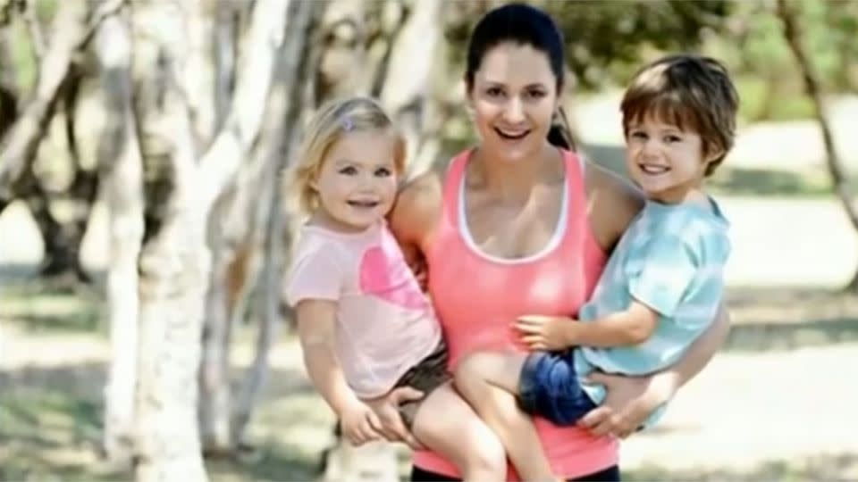 Jen Dugard was diagnosed with post-natal depression after having her second child. Photo: 7 News