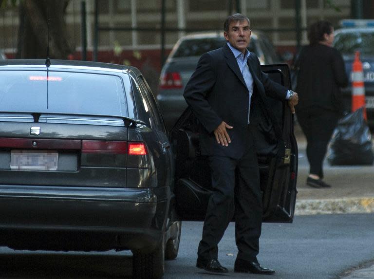 Argentine public prosecutor Gerardo Pollicita arrives at the Federal Court in Buenos Aires on February 13, 2015