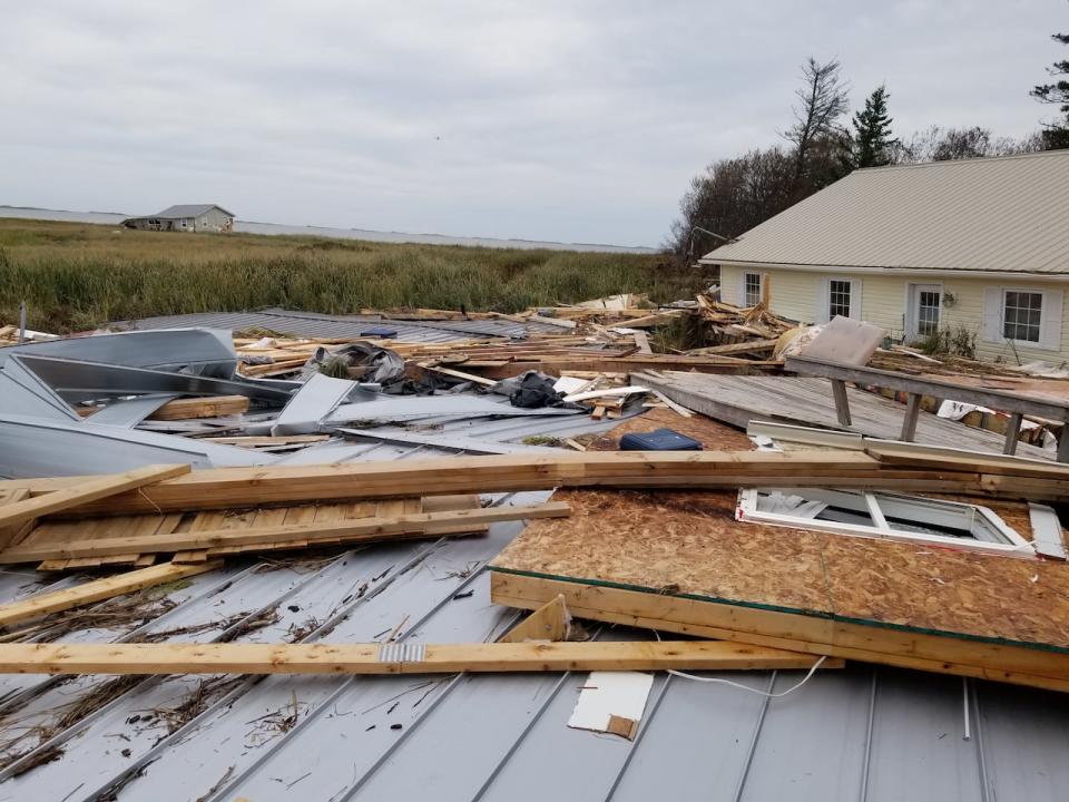 Stephanie Bonnell travelled back to P.E.I. on the Tuesday after Fiona and found the remains of her home in a marsh next to the Campbellton Road.