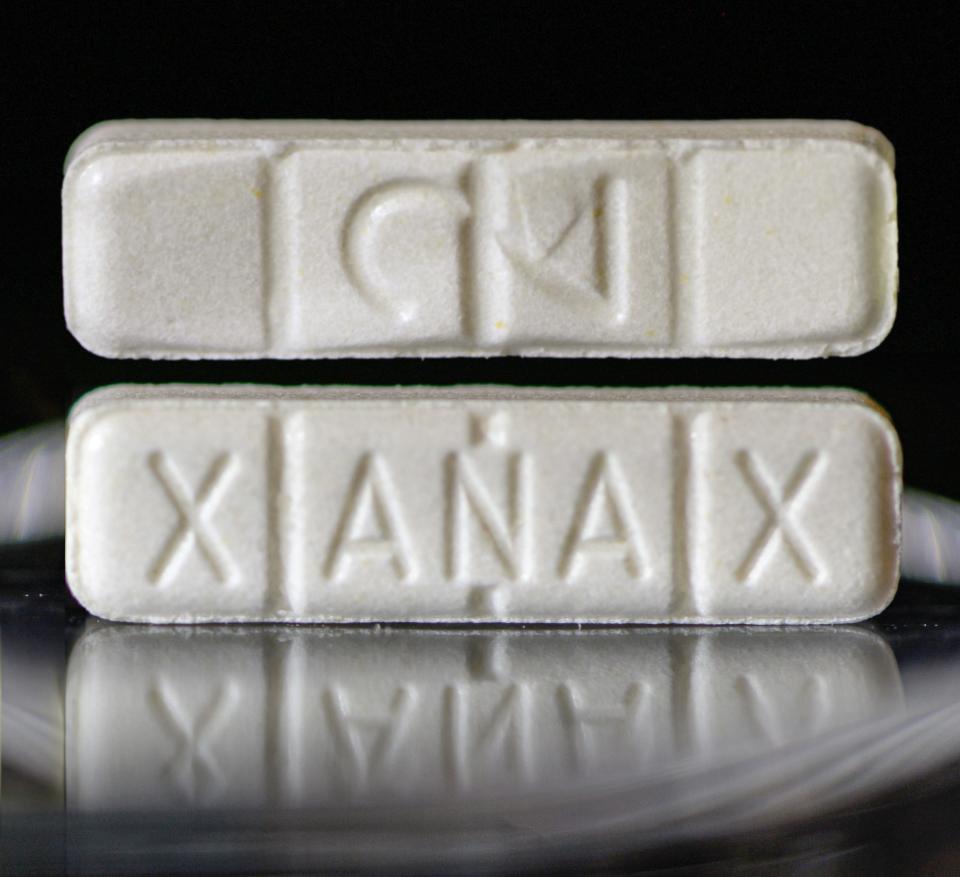 This is a real Xanax bar. Counterfeit pills are flooding Michigan and the United States, according to the DEA.