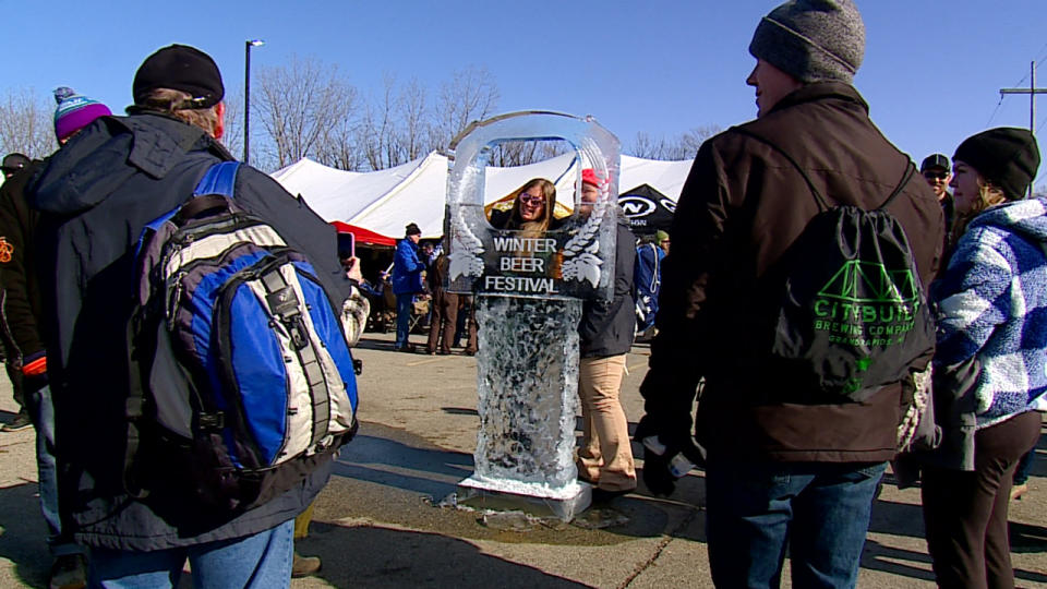 The Winter Beer Festival at LMCU Ballpark in Comstock Park on Feb. 24, 2024.