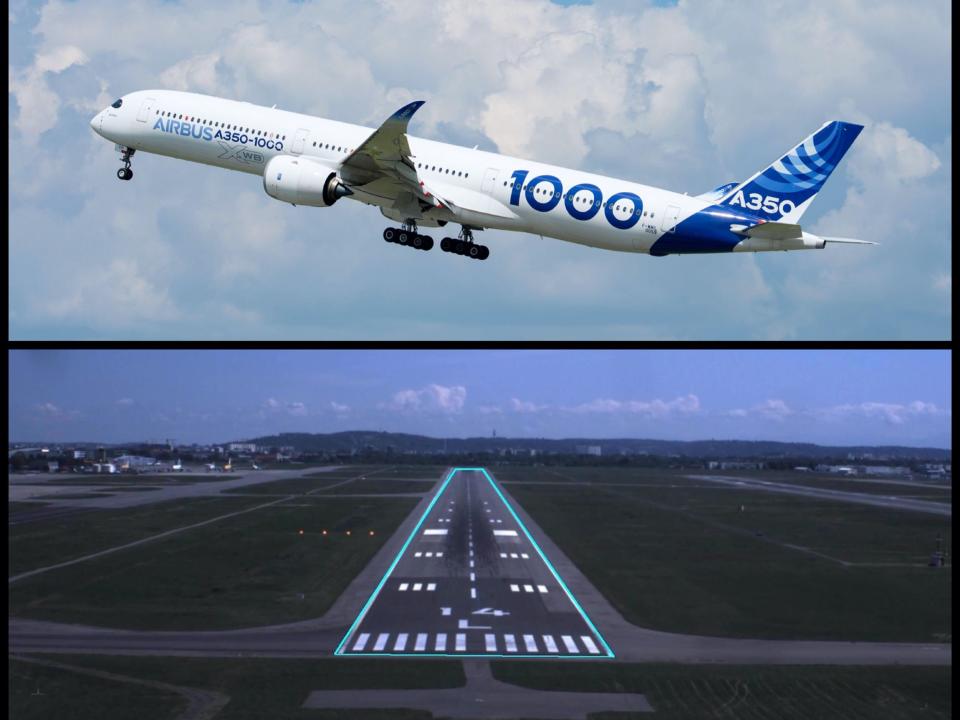 Airbus A350 Autonomous taxi, takeoff, and landing