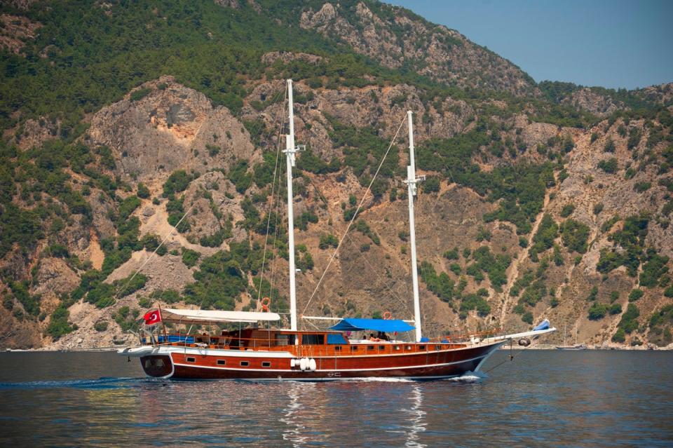Set sail on a gület for a sailor’s view of the Turkish coastline (Getty Images)