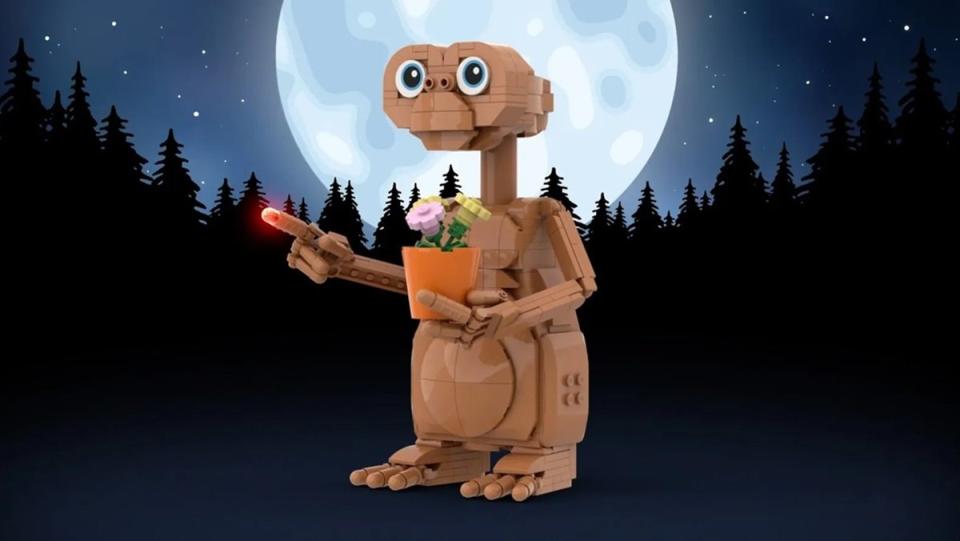 Potential E.T. LEGO idea for the We Can Turn Back Time contest for LEGO Ideas.