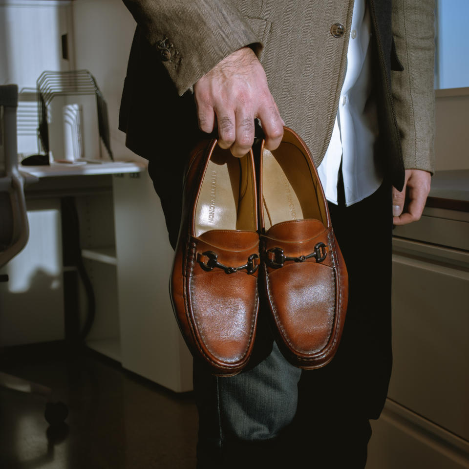 beckett simonon tan loafers