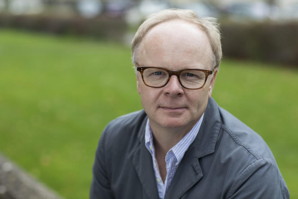 CHELTENHAM, ENGLAND - OCTOBER 15:  Jason Watkins, actor in W1A, during the Cheltenham Literature Festival on October 15, 2017 in Cheltenham, England.  (Photo by David Levenson/Getty Images)