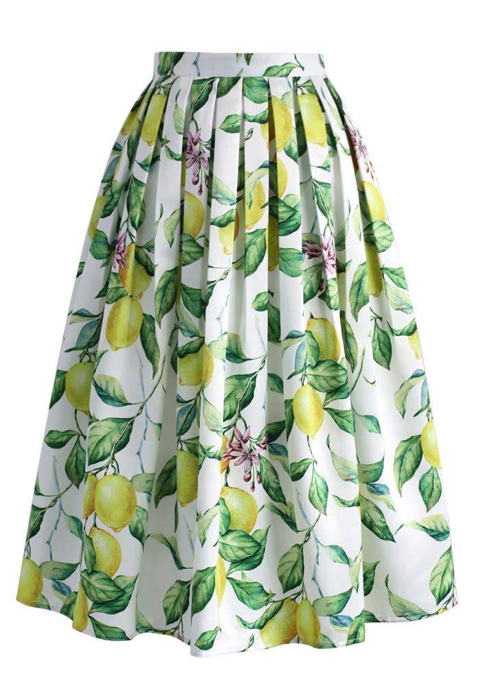 Lemon Tree Midi Skirt