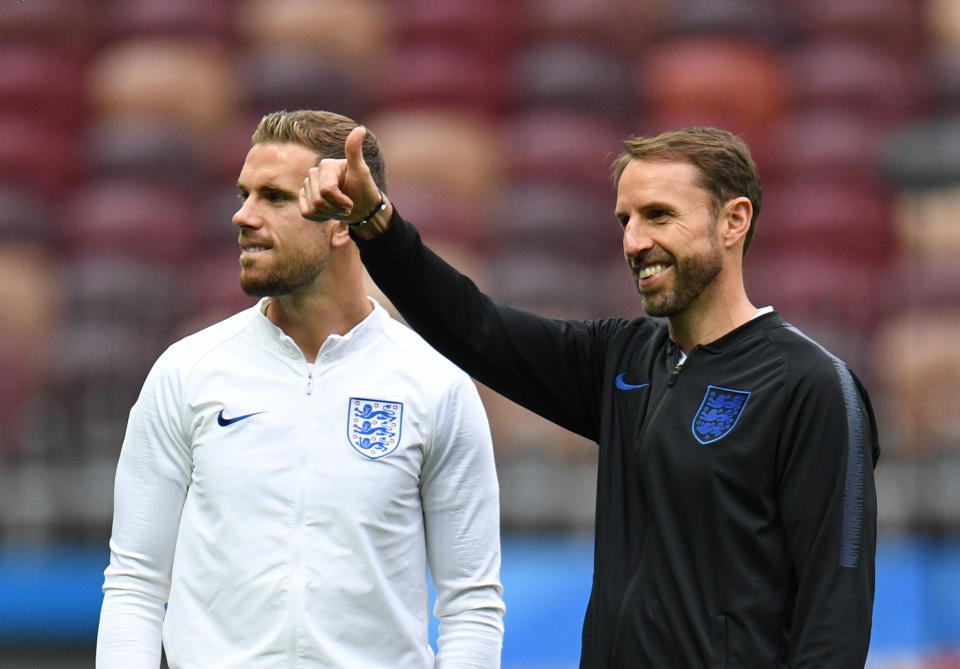 Jordan Henderson has been given the thumbs up to face Croatia by manager Gareth Southgate