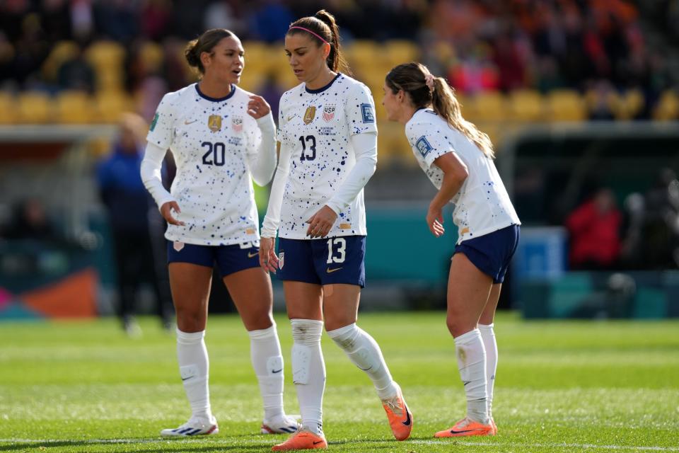 Alex Morgan and the U.S. women tied 1-1 with the Netherlands in the second game of the group stage.