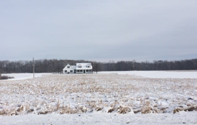 A home on the outskirts of Connersville (Alana Semuels / The Atlantic)