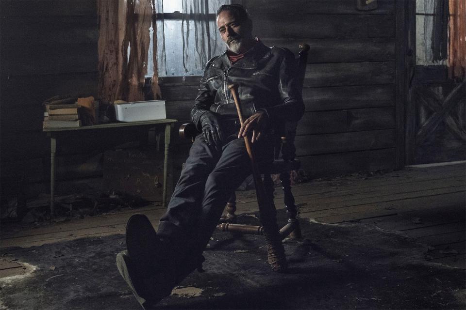 Jeffrey Dean Morgan as Negan-The Walking Dead_Season 10, Episode 22-Photo Credit: Josh Stringer/AMC