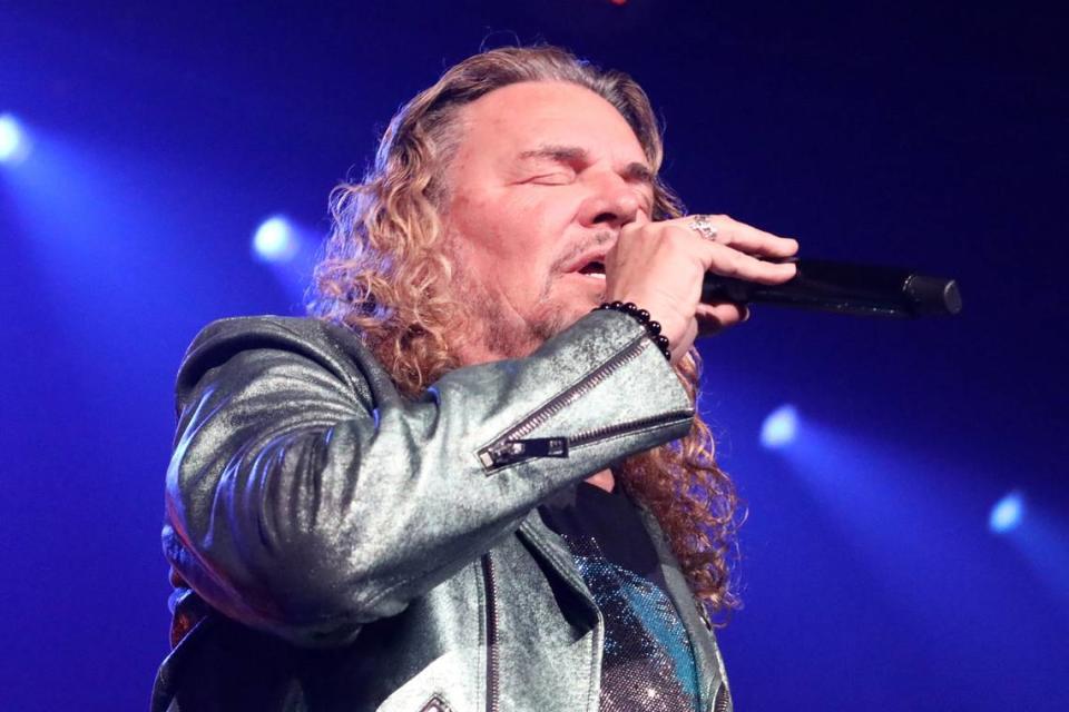 The lead singer and guitarist of Maná, Fher Olvera, performed during their 'México Lindo y Querido' tour at the Save Mart Center, on Friday, December 1, 2023, in Fresno.