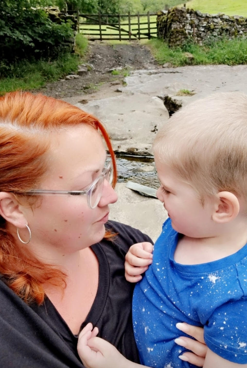 Marie Buckley and her son William. (Caters)