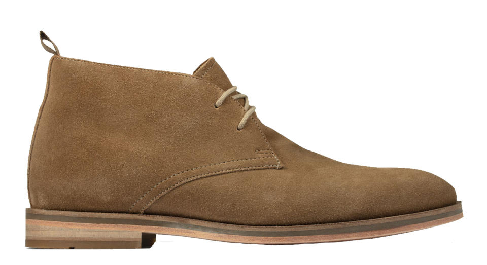 Oliver Mid Dark Sand Suede