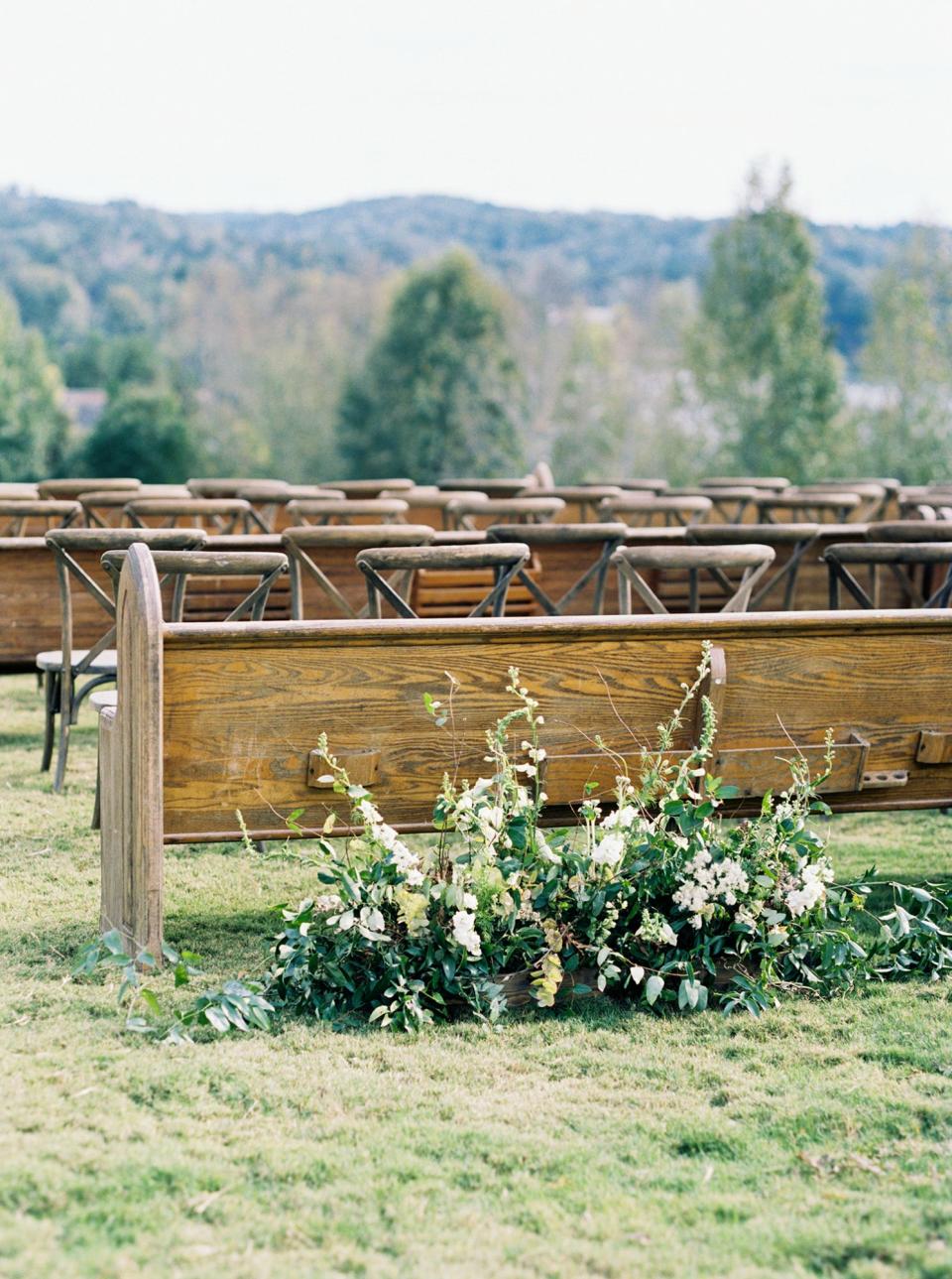 Outdoor Pews