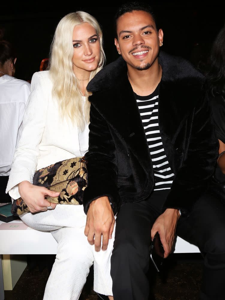 Ashlee Simpson-Ross and Evan Ross