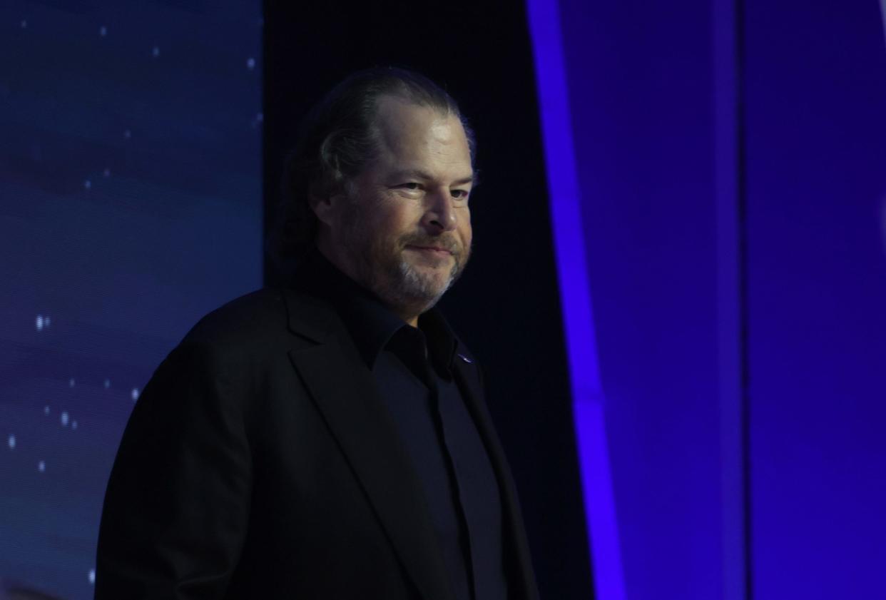 Marc Benioff teilte seine tägliche Routine, zu der neben acht Stunden Schlaf auch Meditation gehört. - Copyright: Justin Sullivan