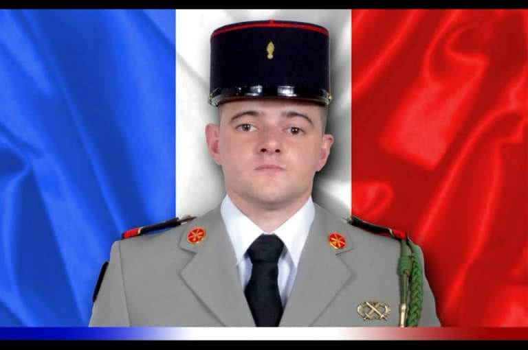 Photo du brigadier français Alexandre Martin tué le 22 janvier 2022 au Mali  - STR © 2019 AFP