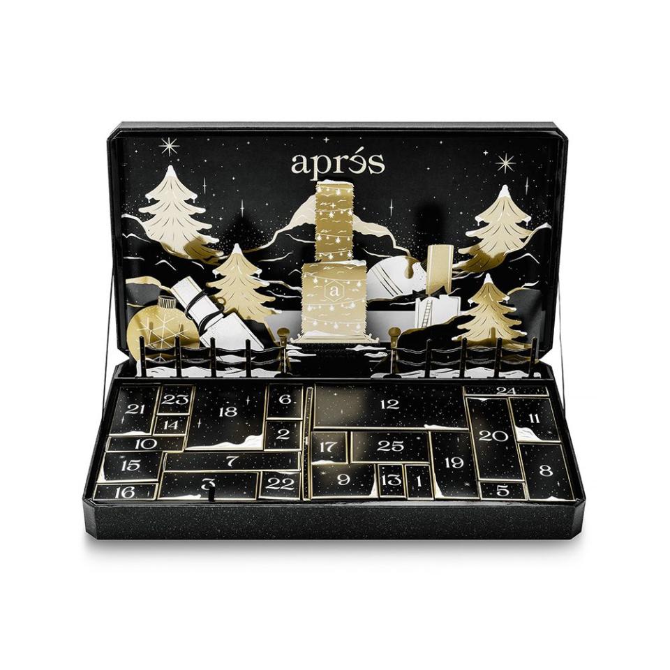 <p><a href="https://apresnail.com/products/apres-christmas-advent-calendar" rel="nofollow noopener" target="_blank" data-ylk="slk:Shop Now;elm:context_link;itc:0;sec:content-canvas" class="link ">Shop Now</a></p><p>Holiday Advent Calendar</p><p>apresnail.com</p><p>$199.99</p><span class="copyright">apres nail</span>