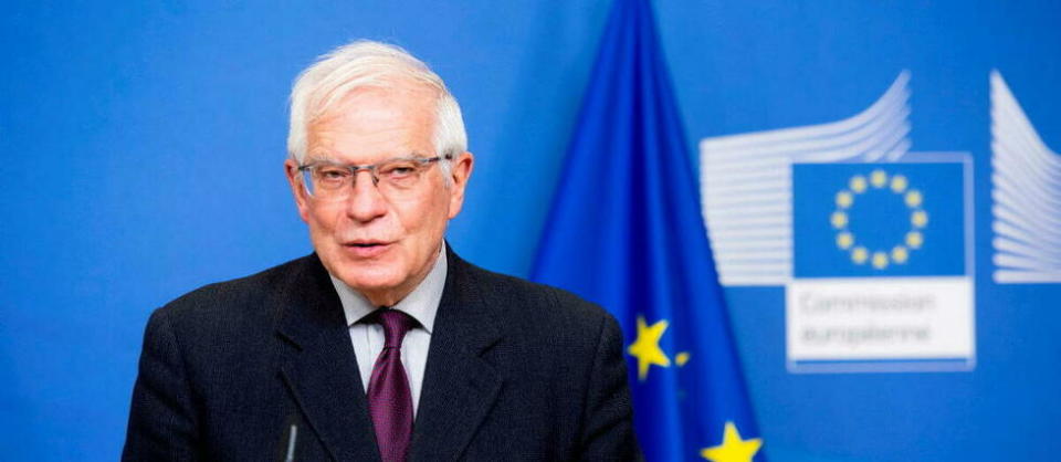 Le chef de la diplomatie européenne, Josep Borrell, a vivement critiqué mercredi les « référendums » d'annexion organisés par Moscou dans des régions ukrainiennes.  - Credit:EU COMMISSION / POOL / ANADOLU AGENCY / Anadolu Agency via AFP