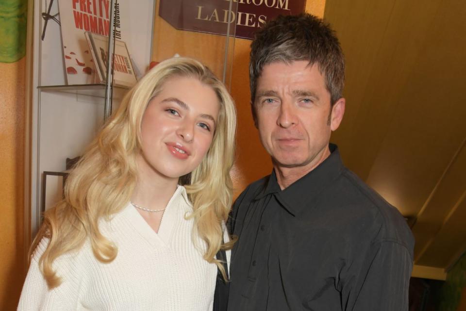 Noel Gallagher with his daughter, Anaïs. (Dave Benett)