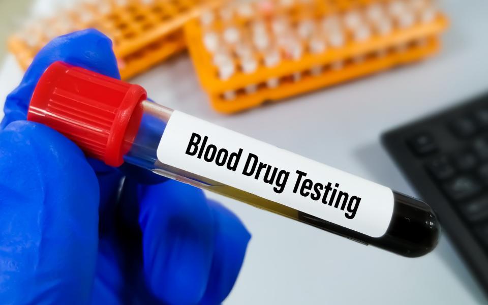 Blood drug test