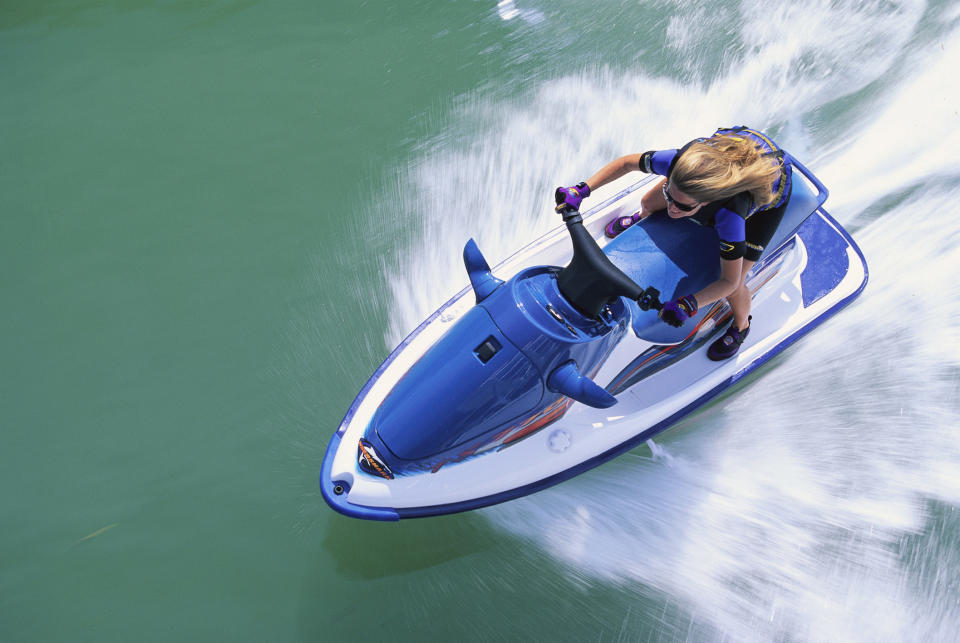 Jet Ski is a trademark of Kawasaki, and if you thought the generic name was 