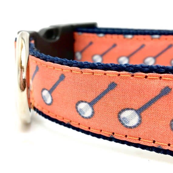 Banjo Dog Collar, Harness or Leash with Personalized Engraved Buckle Option