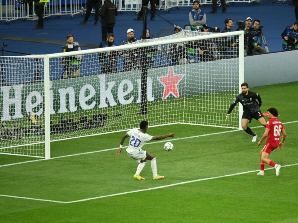 Vinicius scores the opener for Real Madrid (Getty Images)