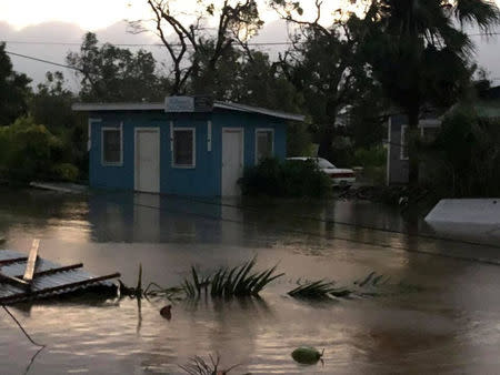 The aftermath of cyclone Gita is seen in Nuku'alofa, Tonga, February 13, 2018 in this picture obtained from social media. Facebook Noazky Langi/via REUTERS THIS IMAGE HAS BEEN SUPPLIED BY A THIRD PARTY. MANDATORY CREDIT. NO RESALES. NO ARCHIVES