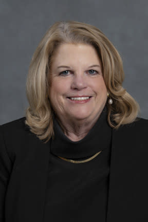 In this 2023 photo released by the State of Arkansas, Justice Barbara Webb, candidate for Arkansas chief justice is seen in a portrait. (State of Arkansas via AP)