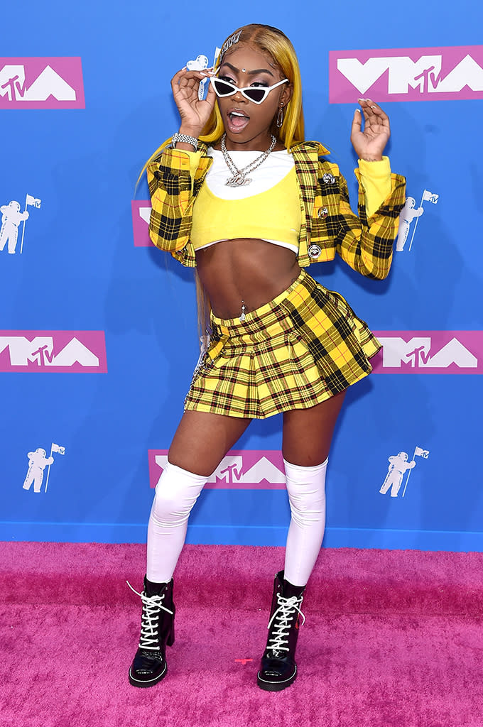 <p>Asian Doll attends the 2018 MTV Video Music Awards at Radio City Music Hall on August 20, 2018 in New York City. (Photo: Jamie McCarthy/Getty Images) </p>