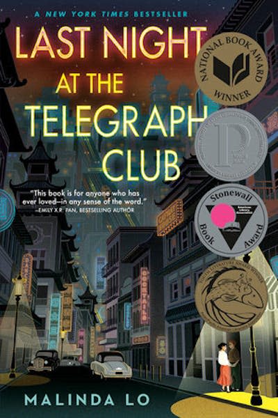 ‘Last Night at the Telegraph Club’ by Malinda Lo. <a href="https://www.penguinrandomhouse.com/books/565819/last-night-at-the-telegraph-club-by-malinda-lo/" rel="nofollow noopener" target="_blank" data-ylk="slk:Penguin Random House;elm:context_link;itc:0;sec:content-canvas" class="link ">Penguin Random House</a>