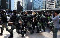 Anti-government demonstration in the Central district of Hong Kong