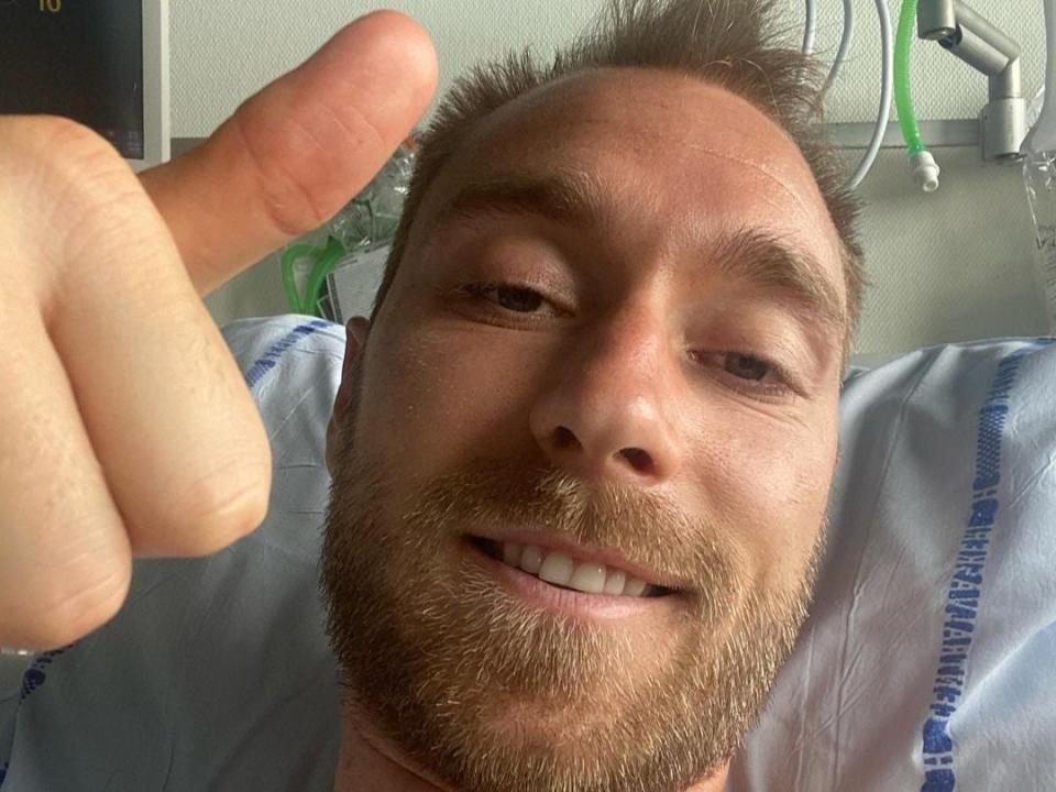 Christian Eriksen is undergoing tests in hospital in Copenhagen (christian eriksen INSTAGRAM)