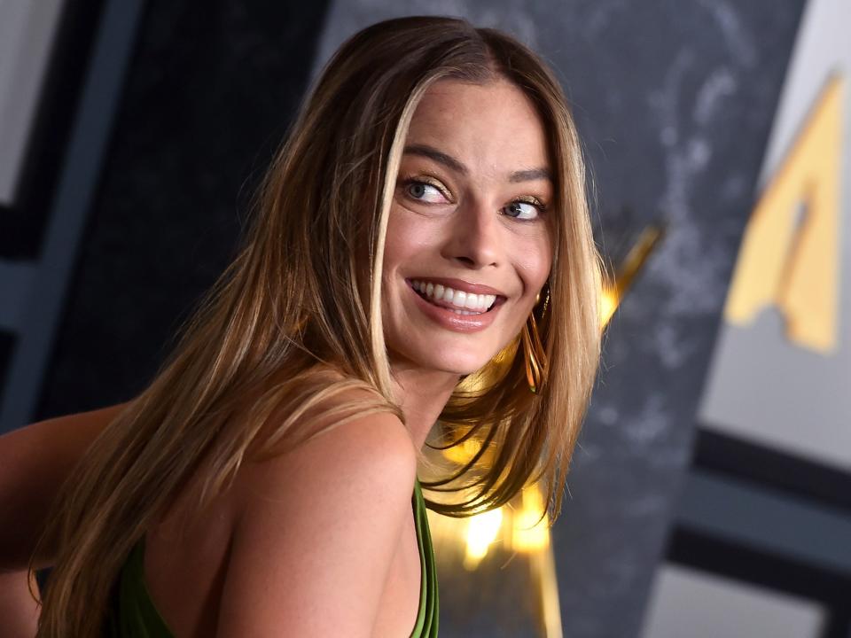 Margot Robbie arrives at the Governors Awards in November 2022.