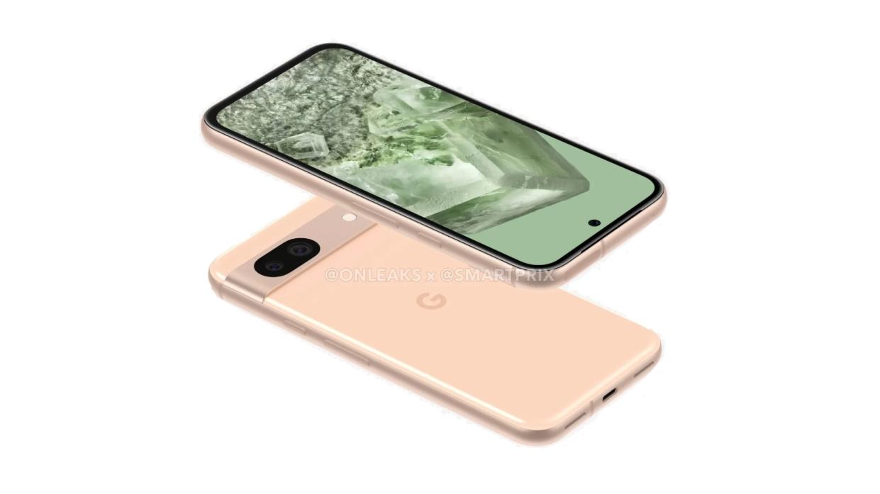  Leaked renders of the Pixel 8a. 