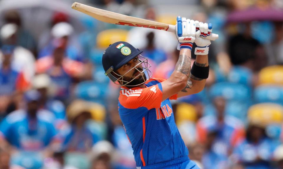 <span>Virat Kohli’s 76 runs off 59 balls in the final was vital to India building a significant total against South Africa.</span><span>Photograph: Deepak Malik/Shutterstock</span>
