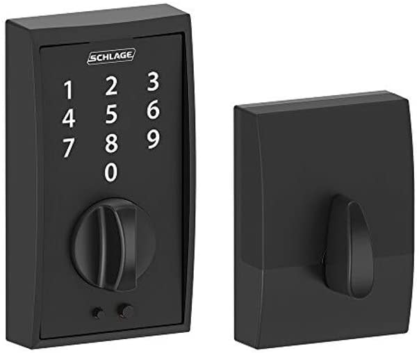 garage door security, Schlage Keyless Touch Deadbolt for garage door security