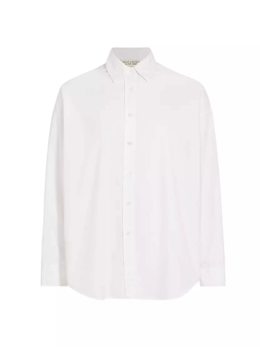 Mael Oversized Button-Front Shirt