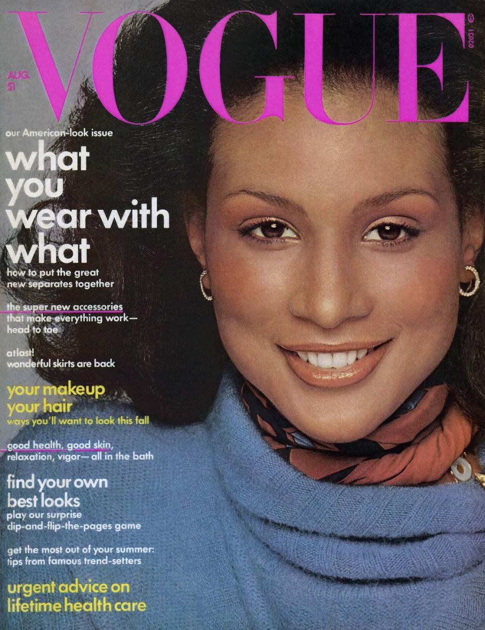 A black model had never appeared on the cover of 'Vogue.'