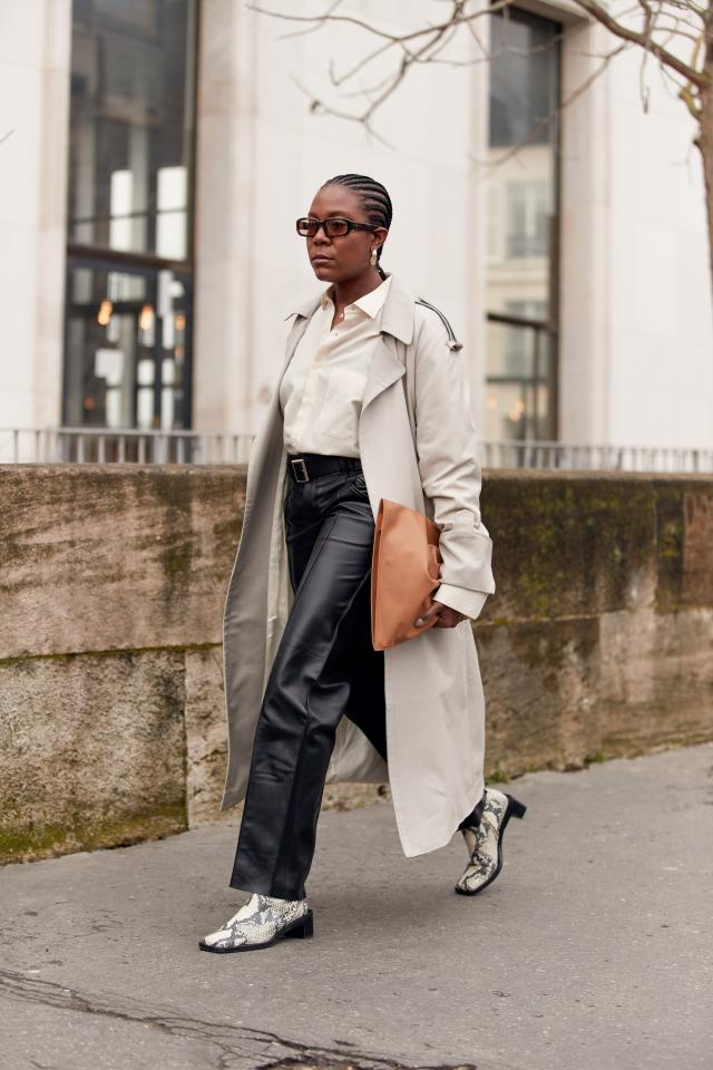 3 Shoe Styles That Go With Leather Pants (and One That Doesn't)