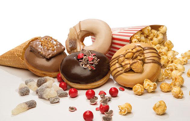 Krispy Kreme's flavours of cinema doughnuts