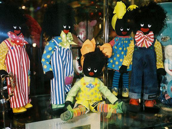 Golliwog dolls, based on a black fictional character that appeared in children’s books in the late 19th century, are widely seen as an embodiment of racist stereotyping: Joe Miranda/Flickr