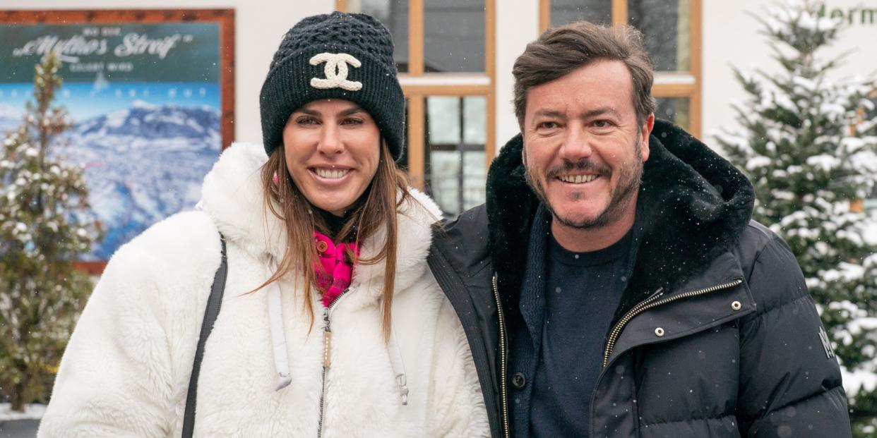 Archiv: René und Nathalie Benko beim Audi FIS Alpinen Skiweltcup der Herren in Kitzbühel, Österreich, am 20. Januar 2023.<span class="copyright">Klaus Pressberger/SEPA.Media/Getty Images</span>