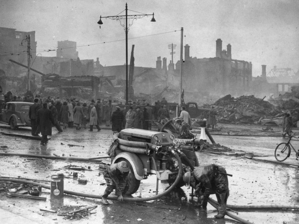 The BBC series examines the effects of individual Blitz bombs, from their initial impact to their consequences for WW2 (Getty)