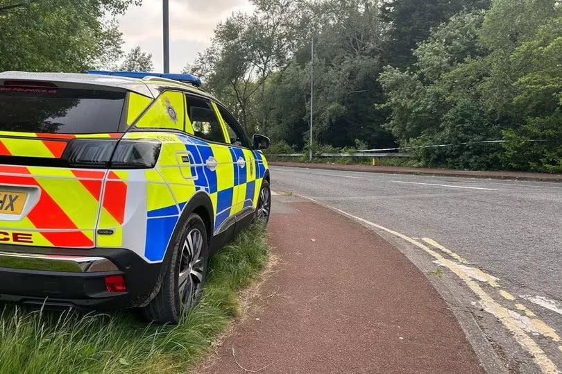 A cordon was in place near Wavertree Technology Park station