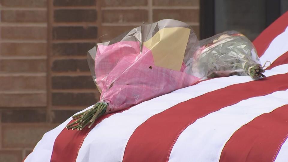 Charlotte-Mecklenburg Police Officer Joshua Eyer was shot and killed on April 29, 2024, during a shootout at an east Charlotte home. A memorial at the North Division headquarters was set up to honor Eyer.